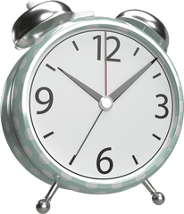 Alarm Clock And White Pillow - Alarm Clock Png