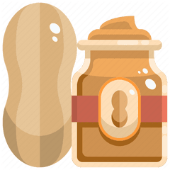 Butter Gastronomy Jar Nutrition - Illustration Png