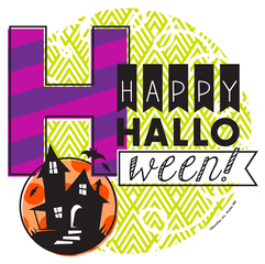 Download Hd Happy Halloween - Image Halloween Transparent Graphic Design Png