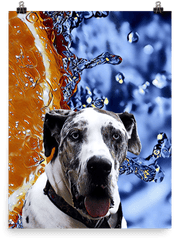 Download Great Dane Poster Png Image - Dalmatian