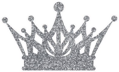 Silver Glitter Crown Png - Silver Glitter Crown Clipart