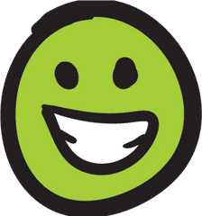 Blog Go Green Face Paint - Cartoon Smiley Faces Png