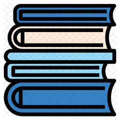 Textbooks Icon Of Flat Style - Book Png