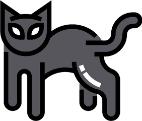 Black Cat Png Icons And Graphics - Png Repo Free Png Icons Black Cat