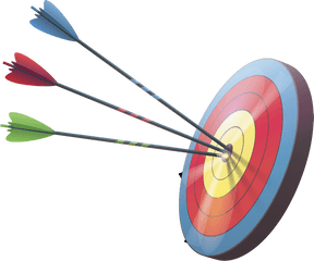 Target Archery Arrow Darts - Archery Arrows On Transparent Transparent Target Arrow Png