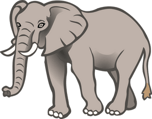 Transparent Background Clipart Elephant - Elephant Clipart Png