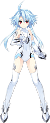 Render White Heart - Cyberdimension Neptunia Black Heart Png