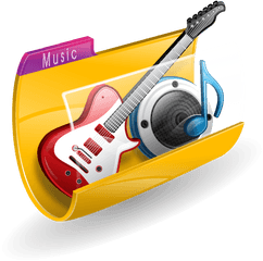 Icon Png Ico Or Icns - Music Folder Icon Windows 10