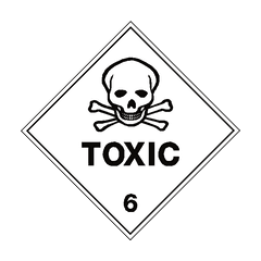 Download Toxic Dangerous Goods Sign - Toxic And Infectious Substances Sign Png