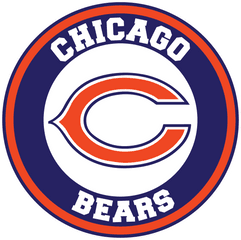 Chicago Bears Circle Logo Vinyl Decal - Circle Png