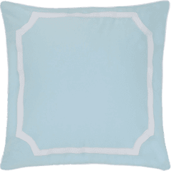 Pale Blue Border - Cushion Png