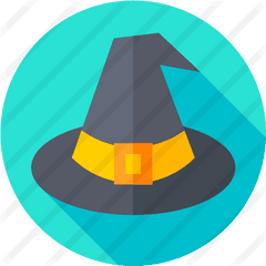 Wizard Hat - Circle Png