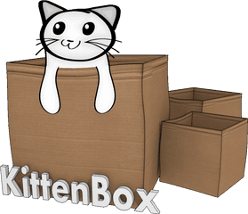 Kittenbox Games - Cardboard Box Png