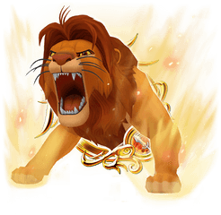 Kh Bbs The Lion King Transparent Png - Roaring Lion King Lion