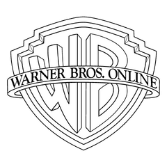 Download Warner Bros Online Logo Black - Warner Entertainment Png