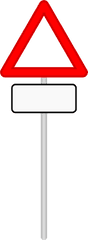 Free Blank Street Sign Png Download - Icon