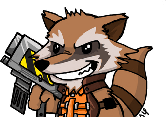 Rocket Raccoon - Rocket Raccoon Png