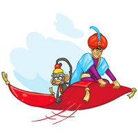 Magic Aladdin Carpet PNG Download Free