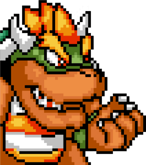 King Koopa - Pixel King Koopa Png