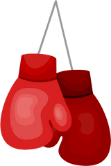 Red Boxing Gloves Competition - Boxing Glove Illustration Clip Art Png