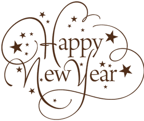 Happy New Year Transparent Clipart - Happy New Year Text Png