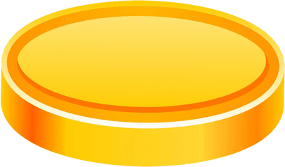 Plain Game Gold Coin Png Clipart - Circle