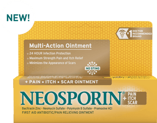 Neosporin Pain Itch - Neosporin For Cuts Png