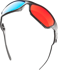 Goggles Glasses Silhouette - Color 3d Glasses Png Download Glasses