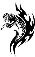 Snake Tattoo Png Transparent Quality - Snake Tribal Tattoo