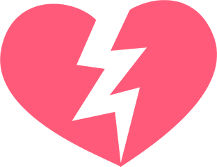 Broken Heart Emoji For Facebook Email - Broken Heart Emoji Vector Png