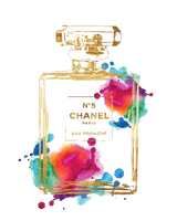 No. Poster Perfume Watercolor Drawing Painting Chanel - Free PNG