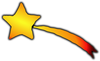 Freeuse Stock Shooting Star Png Files - Shooting Star Drawing Colored