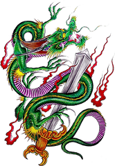 Yakuza Png - Transparent Dragon Tattoo Png