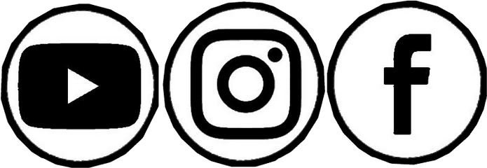 Black Facebook Instagram Youtube Logo Png - Transparent Instagram Facebook Youtube Logo Png