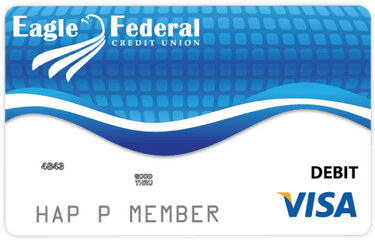 Visa Debit Card - Eagle Community Credit Union Visa Card Png