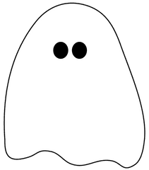 Halloween Ghost Clipart For Kids - Ghost Png