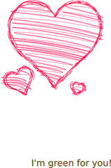 Hand Drawn Heart Clip Art - Pink Hand Drawn Hearts Png