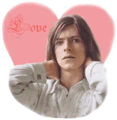 David Bowieu201d Stickers Set For Telegram - Cute David Bowie Young Png