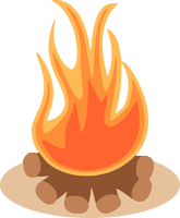 Lohri Flame Orange Fire For Happy Holiday 2020 - Free PNG