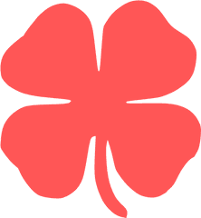 Clover Png - Red Four Leaf Clover