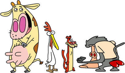 Cartoon Network Weasel And Baboon Png - Cow And Chicken I Am Weasel