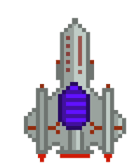 Download Pixel Rocket Ship Transparent - Rocket Ship Pixel Art Png