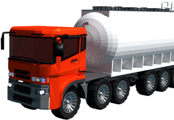 Oil Truck 3 D Modelling Images With - Trailer Truck Png