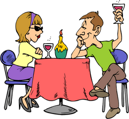 Eating Dinner Png Image - Dining Out Clipart