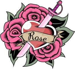 Download Rose Quartz Tattoo Version - Steven Universe Rose Tattoo Png