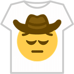 Pensive Cowboy - Sad Cowboy Emoji Png