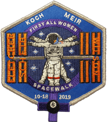 First All Women Space Walk Limited - Ariane Patch Png