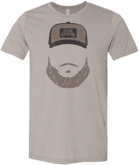 Beard Shirt Heather Stone - Luke Combs Apparel Png