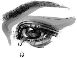 Eye Tears Crying Nasolacrimal Duct U - Transparent Cry Eye Png