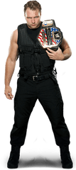 Dean Ambrose Full Body - Wwe United States Championship Belt Png